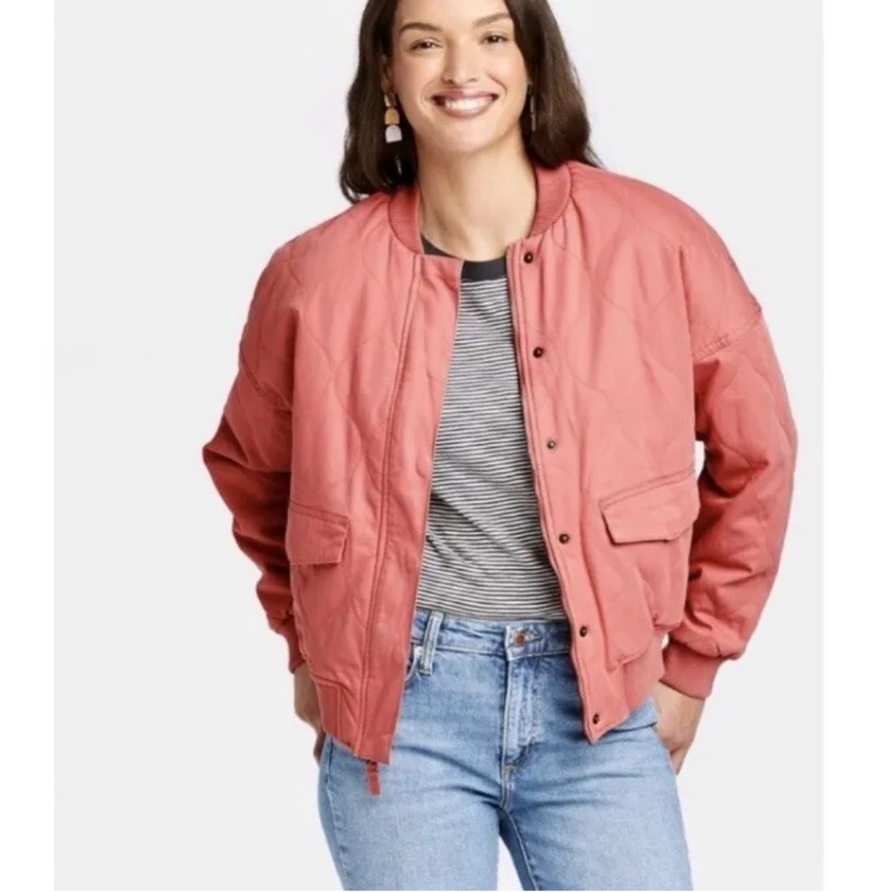 Universal Thread Pink Bomber Jacket